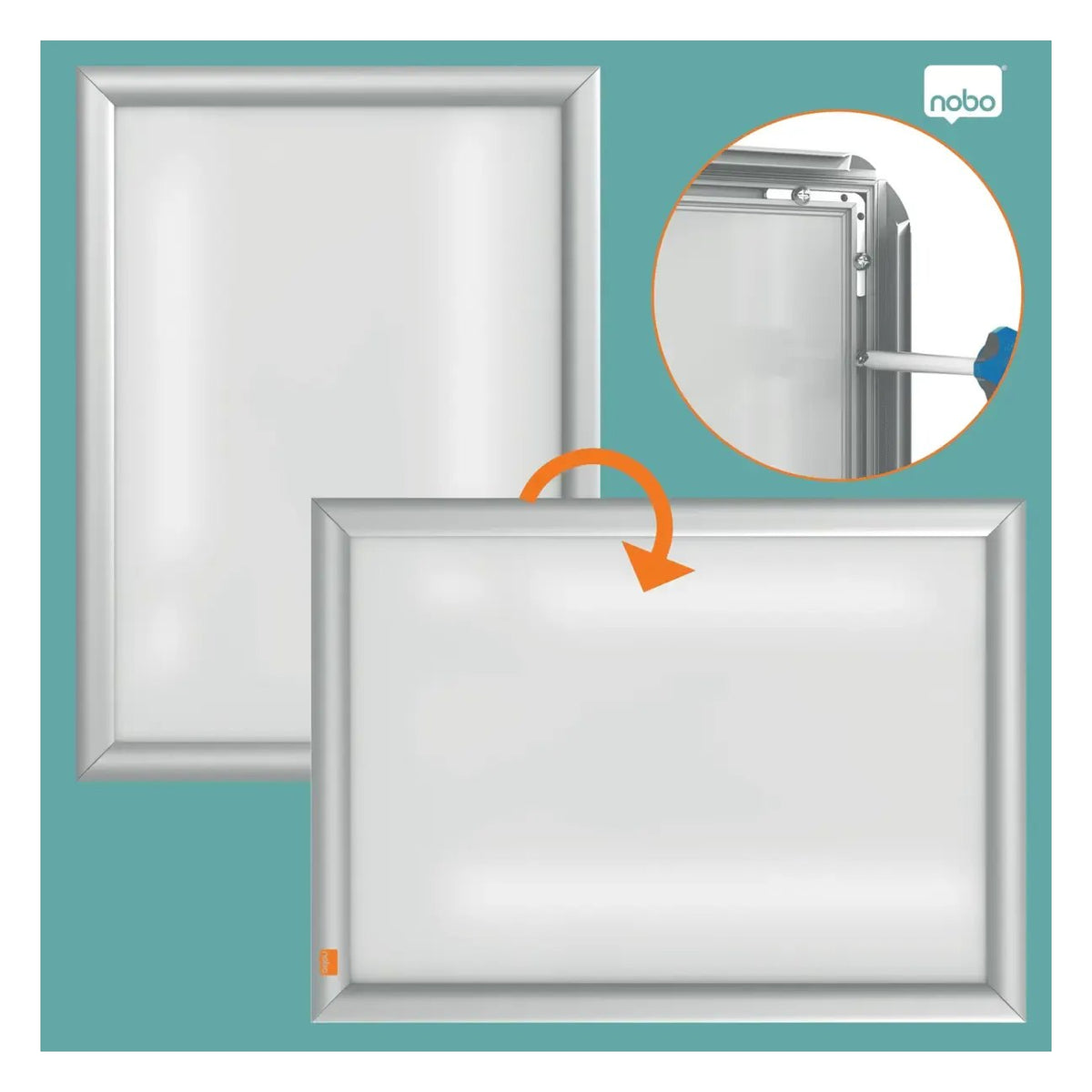 Nobo Essence Mitred Poster Frame, view 12