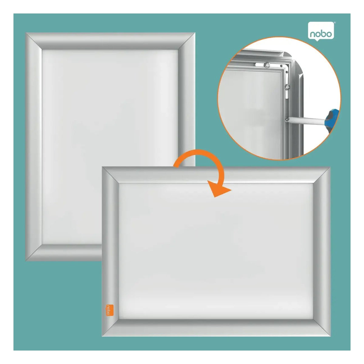 Nobo Essence Mitred Poster Frame, view 6