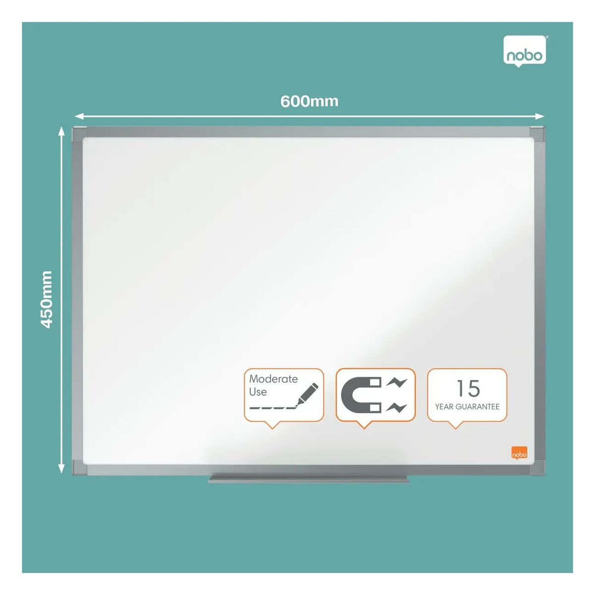 Nobo Essence Steel Magnetic Whiteboard, view 11