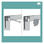 Nobo Essence Steel Magnetic Whiteboard, view 12
