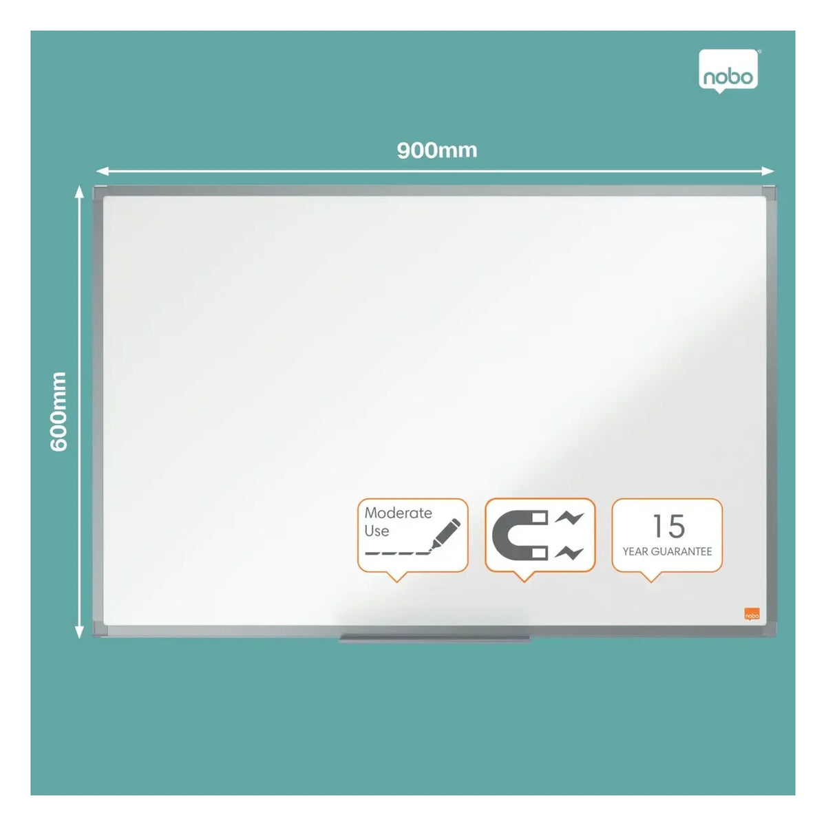 Nobo Essence Steel Magnetic Whiteboard, view 16