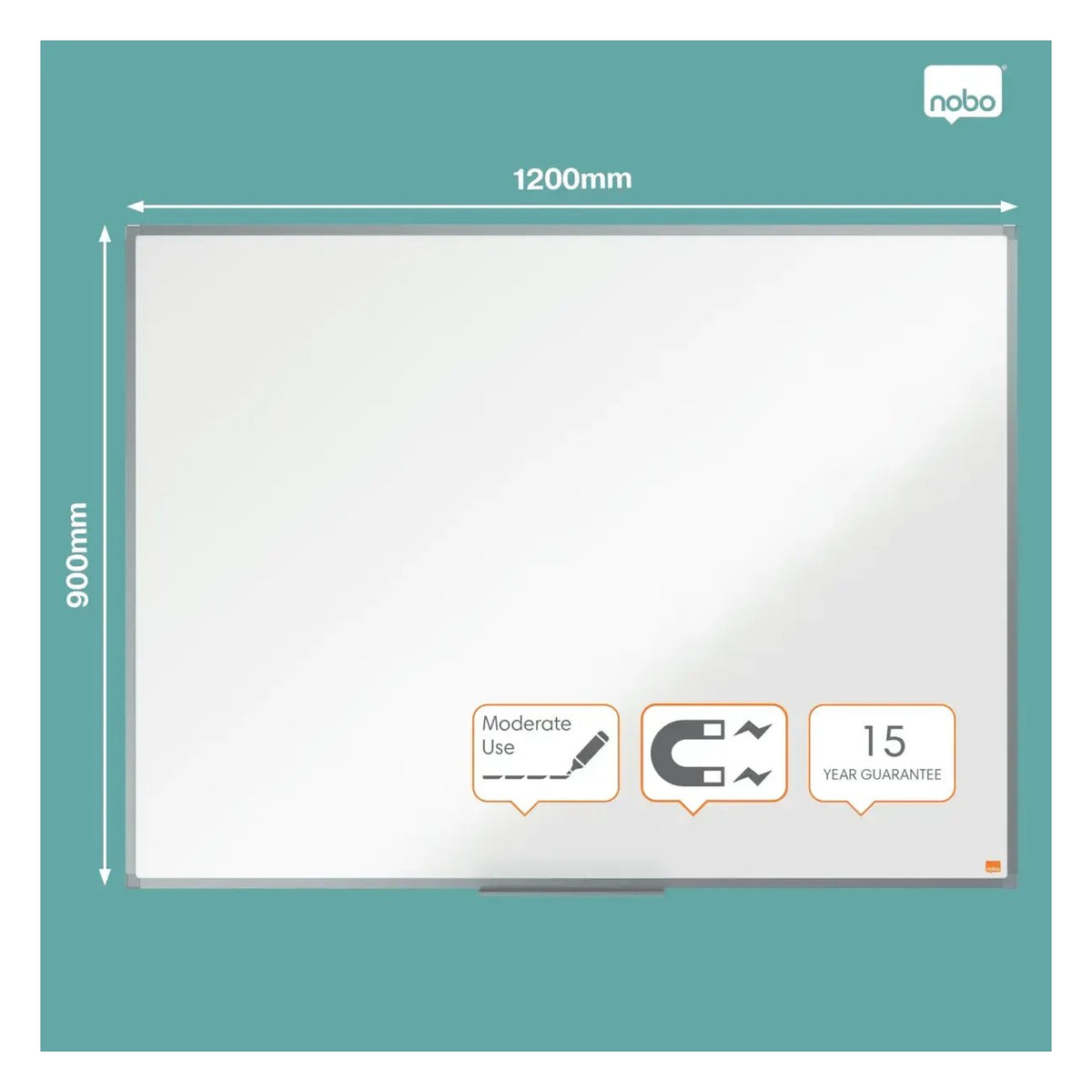 Nobo Essence Steel Magnetic Whiteboard, view 17