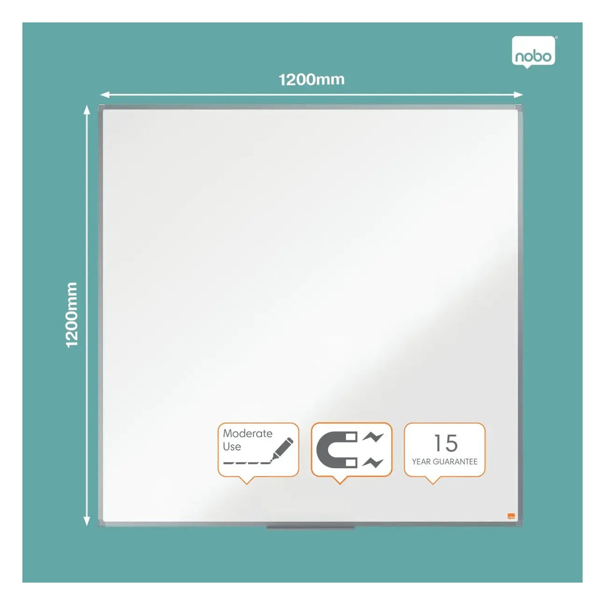 Nobo Essence Steel Magnetic Whiteboard, view 19