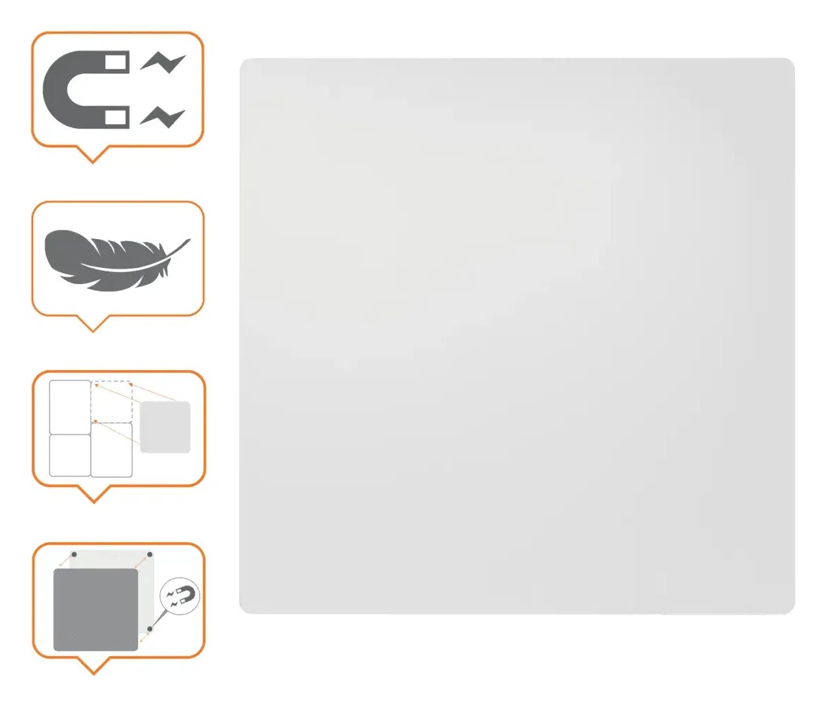 Nobo Frameless Magnetic Modular Whiteboard, view 3