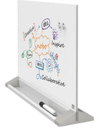 Nobo Freestanding Magnetic Glass Desktop Whiteboard 600 x 430mm, view 12