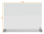 Nobo Freestanding Magnetic Glass Desktop Whiteboard 600 x 430mm, view 13