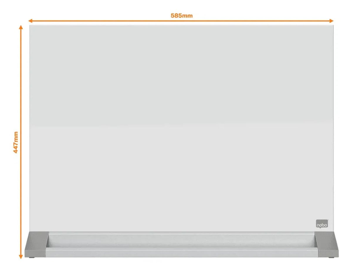 Nobo Freestanding Magnetic Glass Desktop Whiteboard 600 x 430mm, view 13