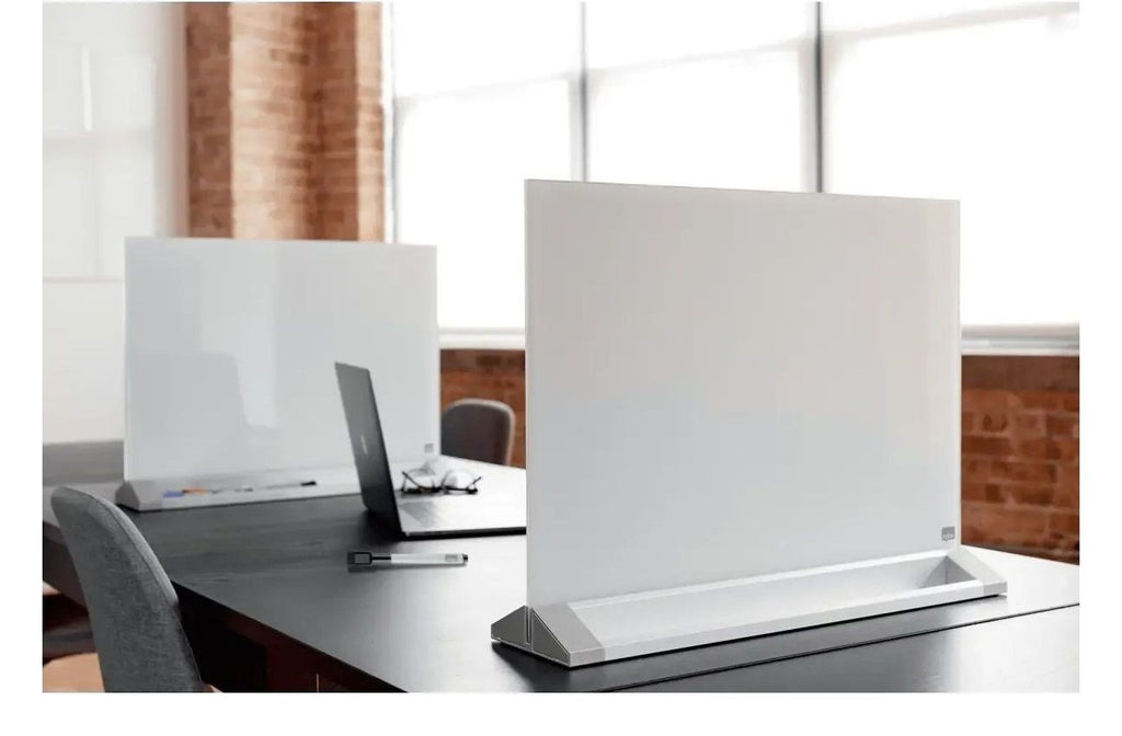 Nobo Freestanding Magnetic Glass Desktop Whiteboard 600 x 430mm, view 2