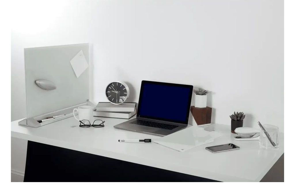Nobo Freestanding Magnetic Glass Desktop Whiteboard 600 x 430mm, view 3