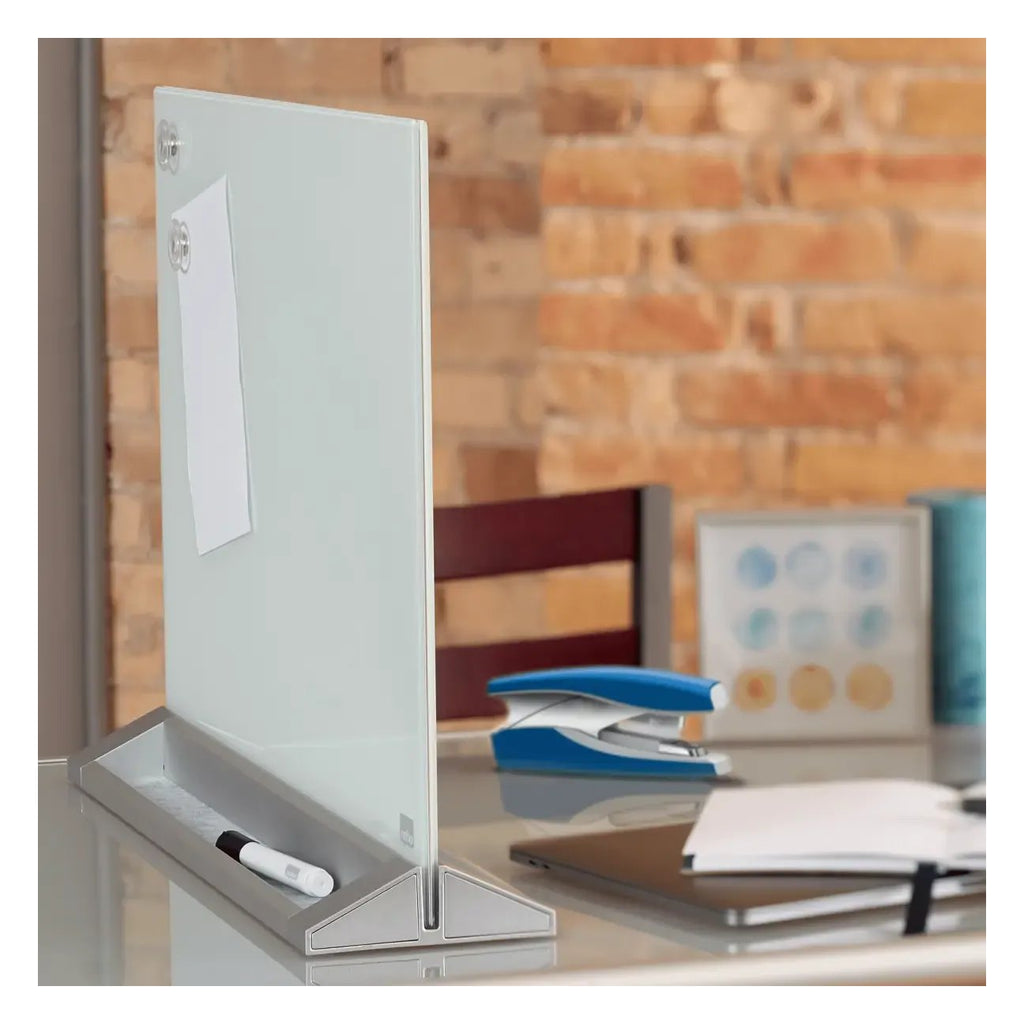 Nobo Freestanding Magnetic Glass Desktop Whiteboard 600 x 430mm, view 5