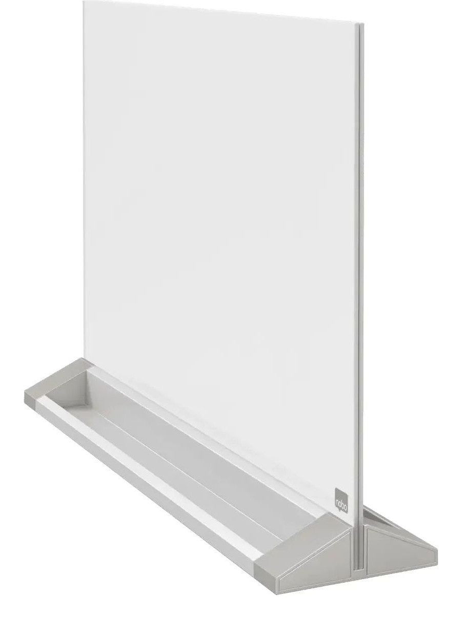 Nobo Freestanding Magnetic Glass Desktop Whiteboard 600 x 430mm, view 8