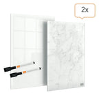Nobo Glass Mini Whiteboard Notepads Pack of 2 230 x 152mm, view 11