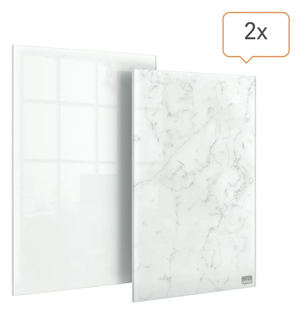 Nobo Glass Mini Whiteboard Notepads Pack of 2 230 x 152mm, view 7