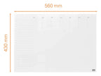 Nobo Glass Weekly Planner Whiteboard 430 x 560mm, view 5