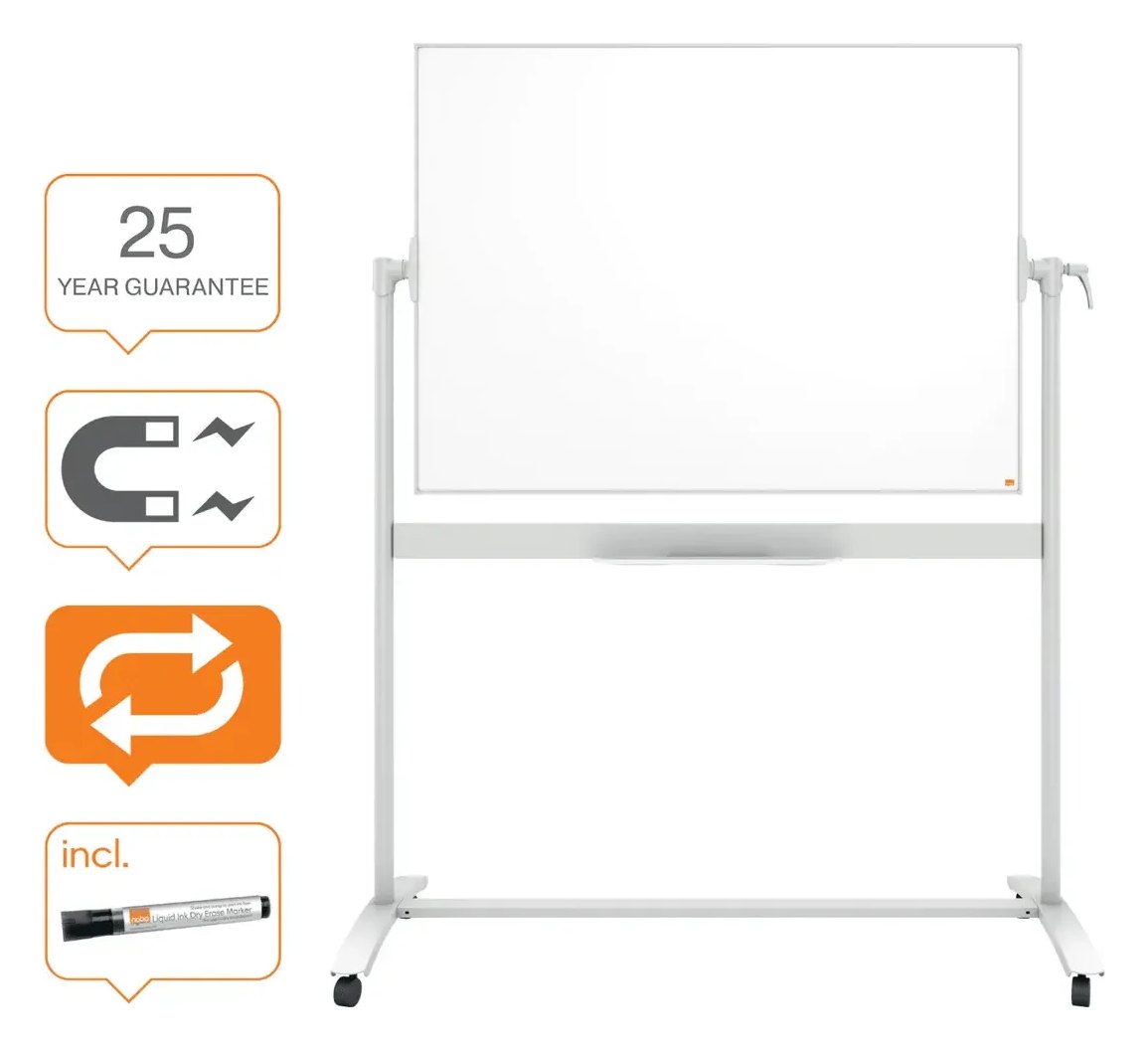 Nobo Impression Pro Enamel Magnetic Mobile Whiteboard, view 4