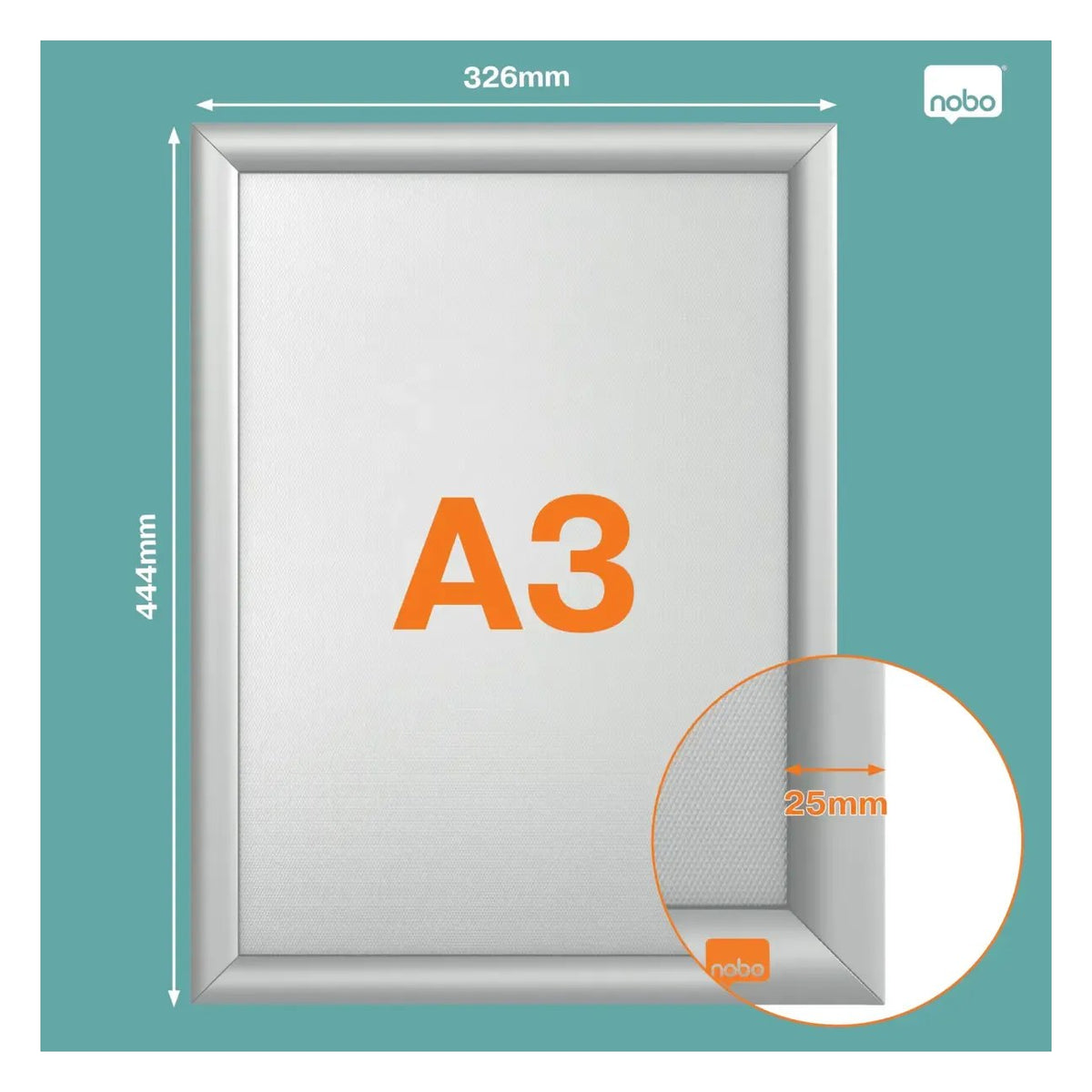 Nobo Impression Pro Fire-resistant Poster Frame, view 11
