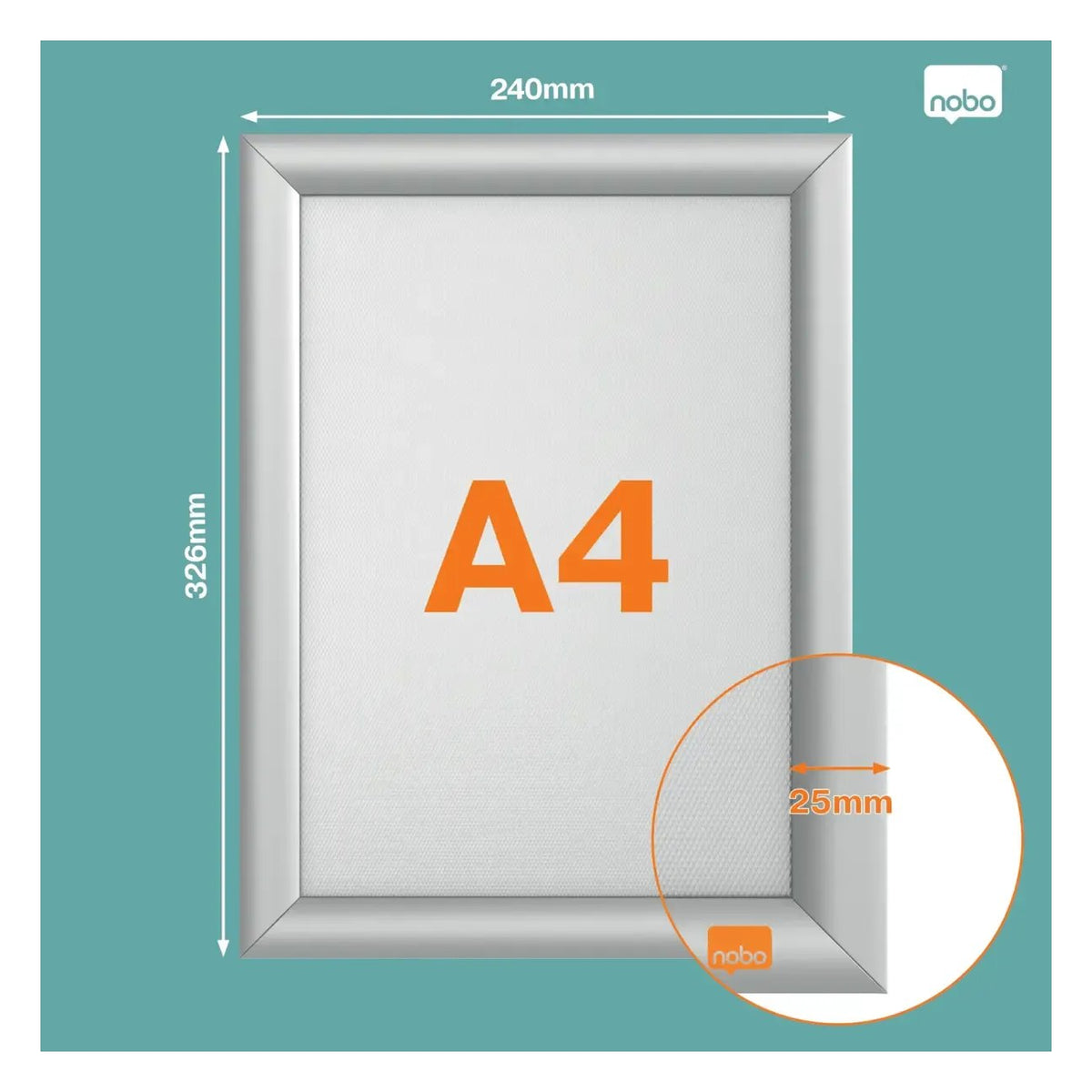 Nobo Impression Pro Fire-resistant Poster Frame, view 5