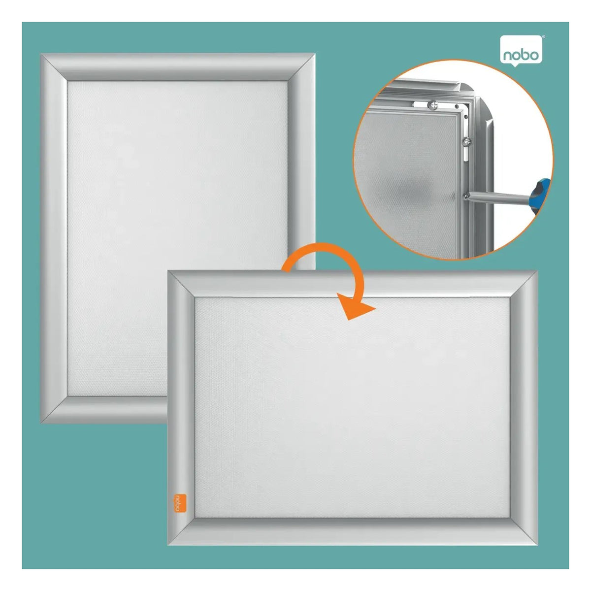 Nobo Impression Pro Fire-resistant Poster Frame, view 6