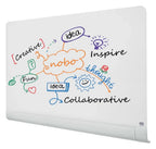 Nobo Impression Pro Glass Magnetic Whiteboard Concealed Pen Tray, view 11