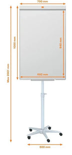 Nobo Impression Pro Mobile Steel Magnetic Whiteboard Easel, view 10