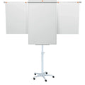 Nobo Impression Pro Mobile Steel Magnetic Whiteboard Easel with Extended Display Arms