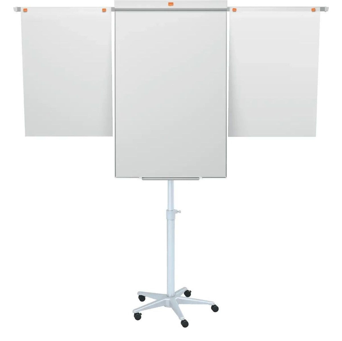 Nobo Impression Pro Mobile Steel Magnetic Whiteboard Easel with Extended Display Arms