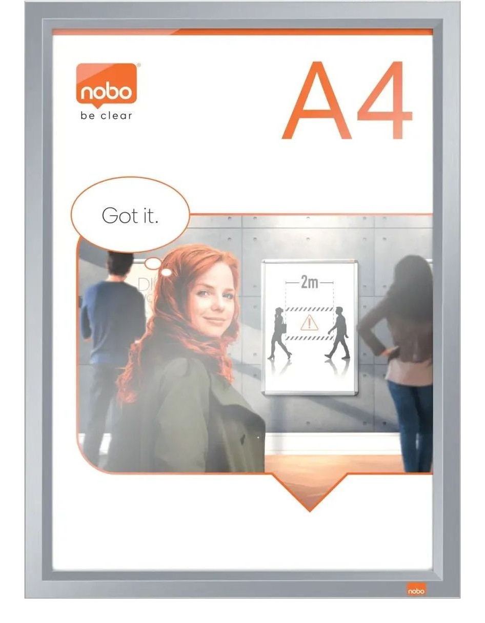 Nobo Impression Pro Poster Frame with Anodised Clip Frame