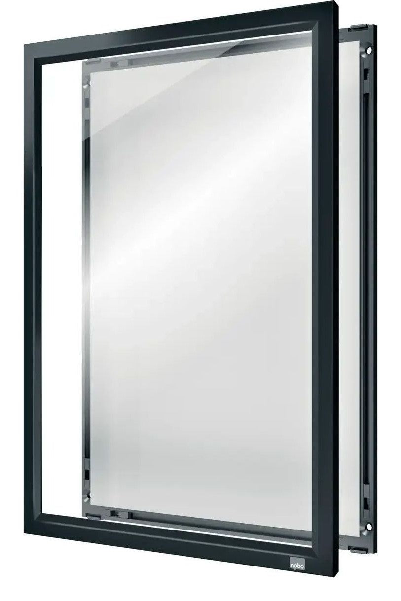 Nobo Impression Pro Poster Frame with Graphite Grey Clip Frame, view 6