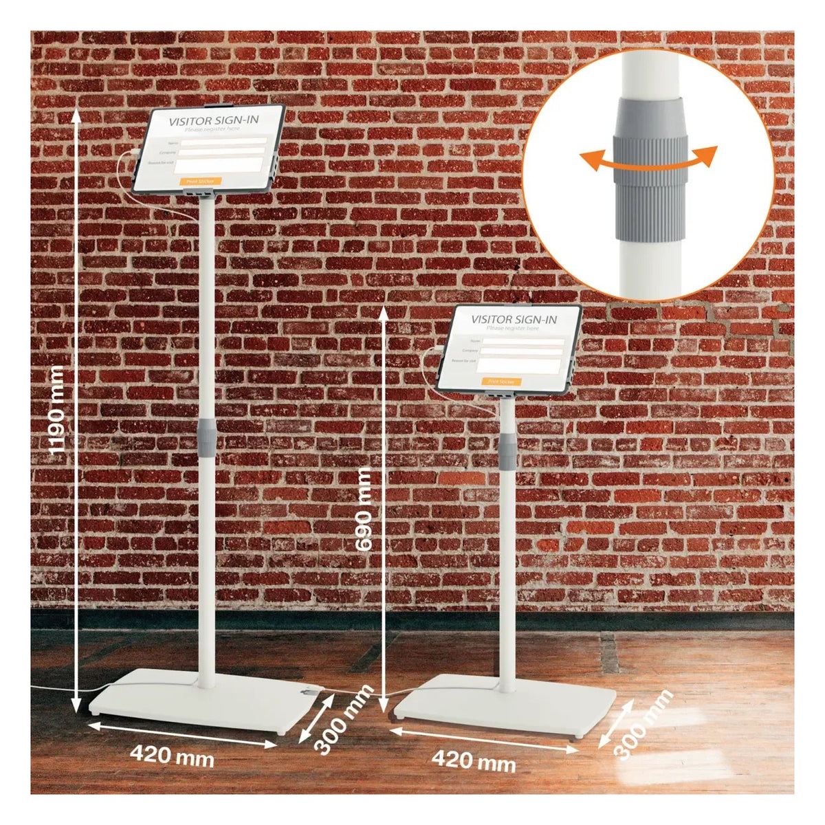 Nobo Impression Pro Universal Tablet Stand, view 6