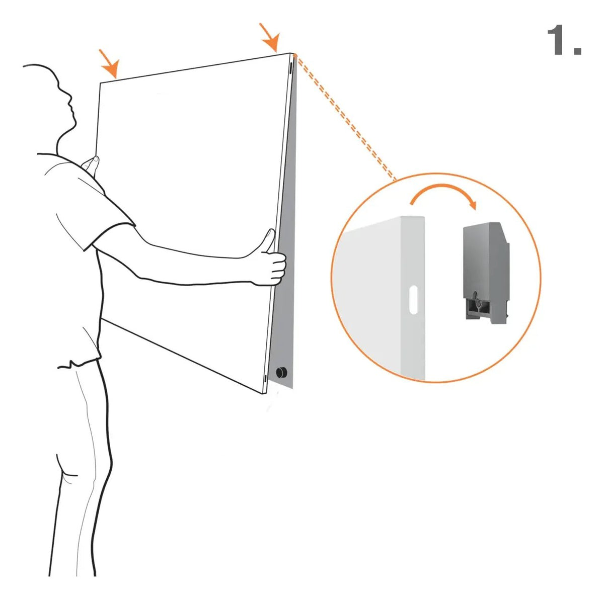Nobo Infinity Frameless Magnetic Whiteboard, view 6