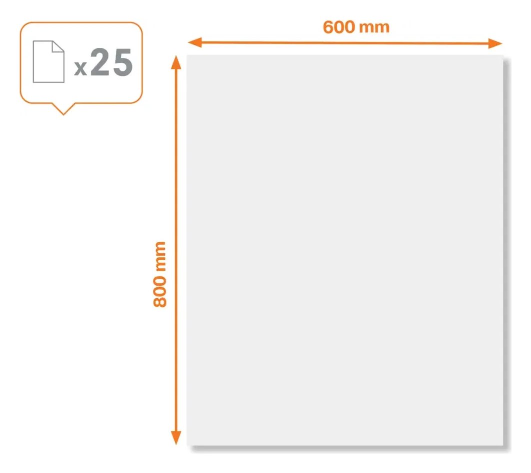 Nobo Instant Whiteboard Dry Erase Sheets 600 x 800mm, view 3