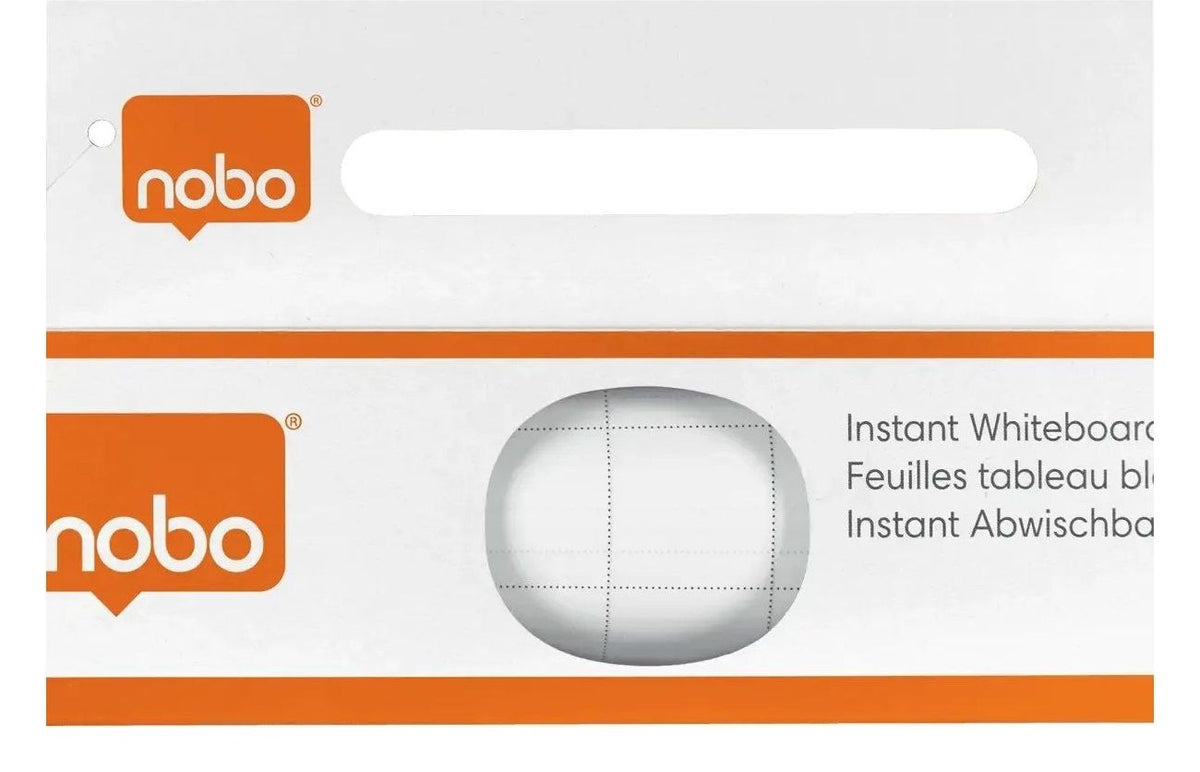 Nobo Instant Whiteboard White Gridded Dry Erase Sheets 600 x 800mm, view 4
