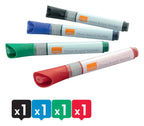 Nobo Liquid Ink Glass Whiteboard Pens Bullet Tip, view 9