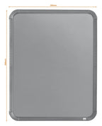Nobo Mini Magnetic Whiteboard Slim Silver Frame, view 12
