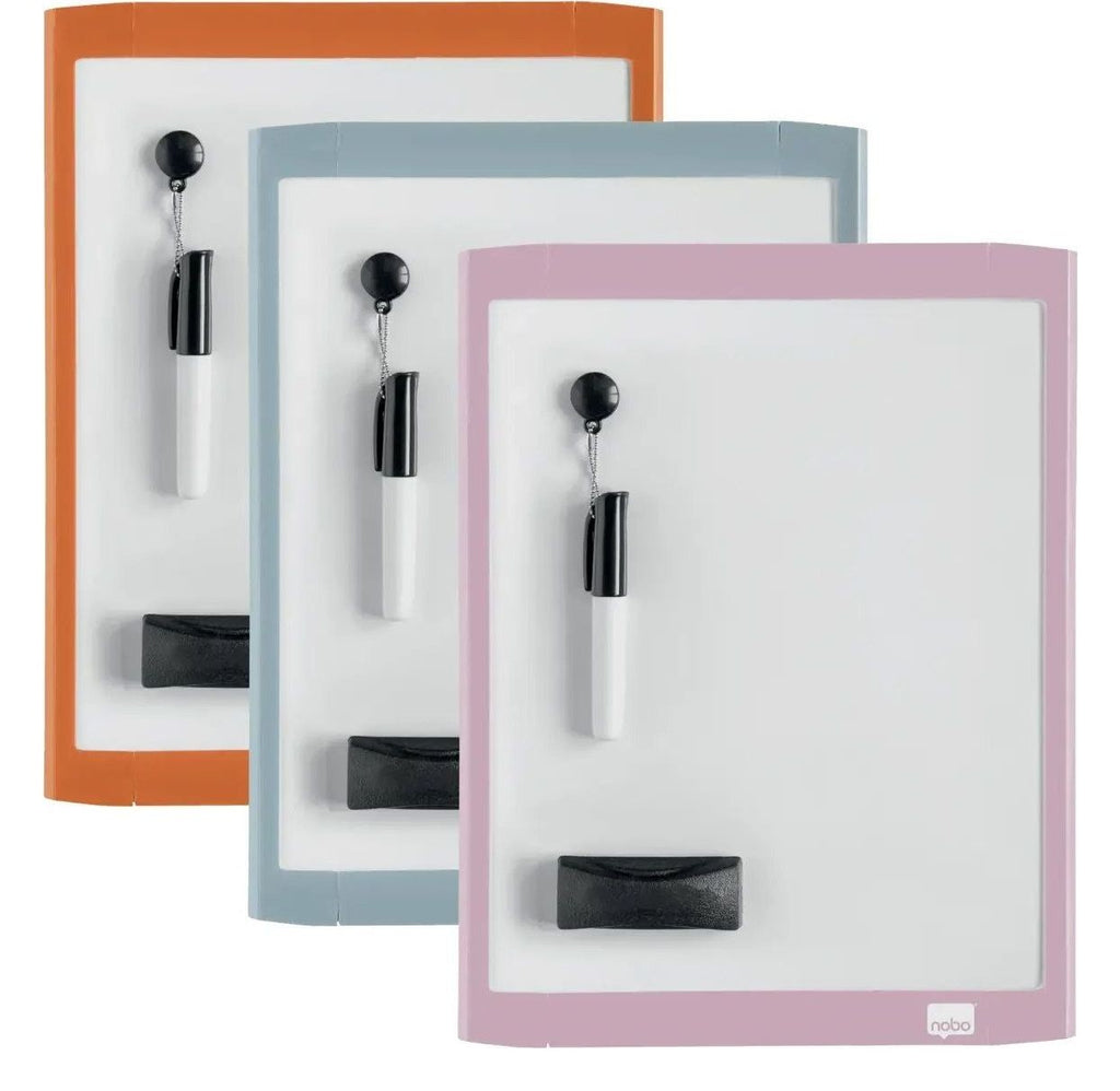 Nobo Mini Magnetic Whiteboard with Coloured Frame, view 11