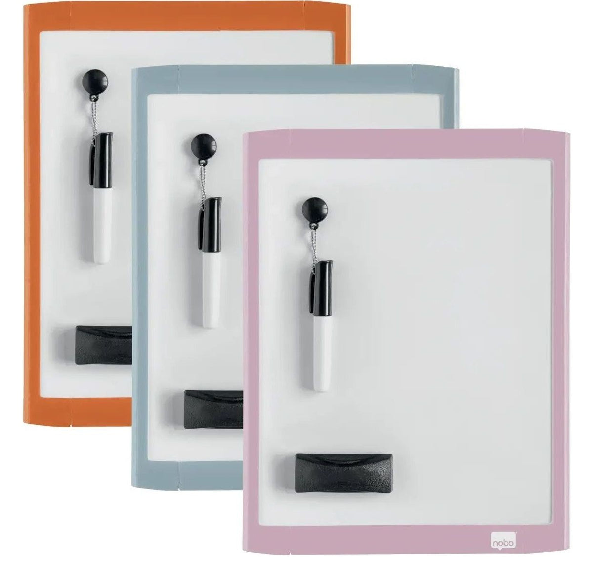 Nobo Mini Magnetic Whiteboard with Coloured Frame, view 11