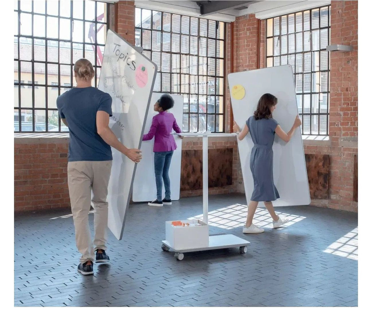Nobo Move & Meet Collaboration System Portable Whiteboard, view 6