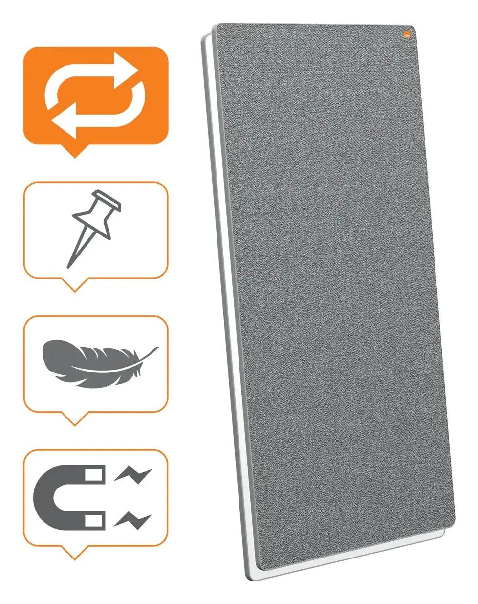 Nobo Move & Meet Collaboration System Portable Whiteboard and Notice Board, view 4