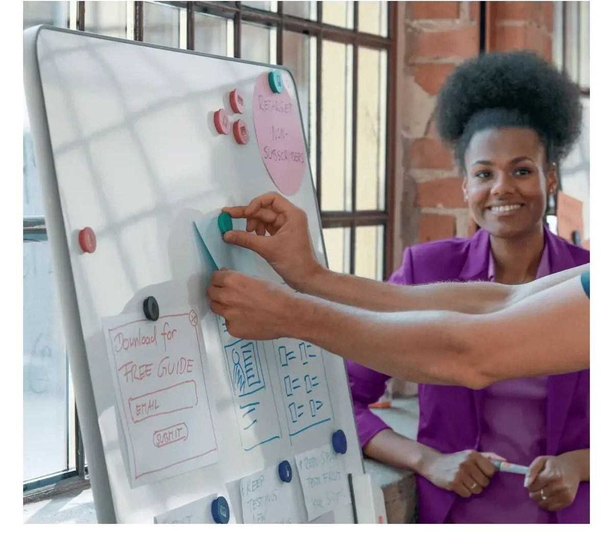 Nobo Move & Meet Mobile Collaboration System Whiteboard Accessory Kit, view 4