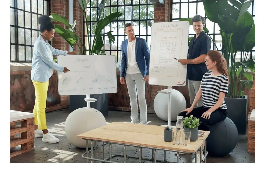 Nobo Move & Meet Mobile Magnetic Flipchart Easel 680 x 1040mm, view 3