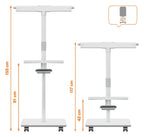 Nobo Move & Meet Mobile Magnetic Flipchart Easel 680 x 1040mm, view 5