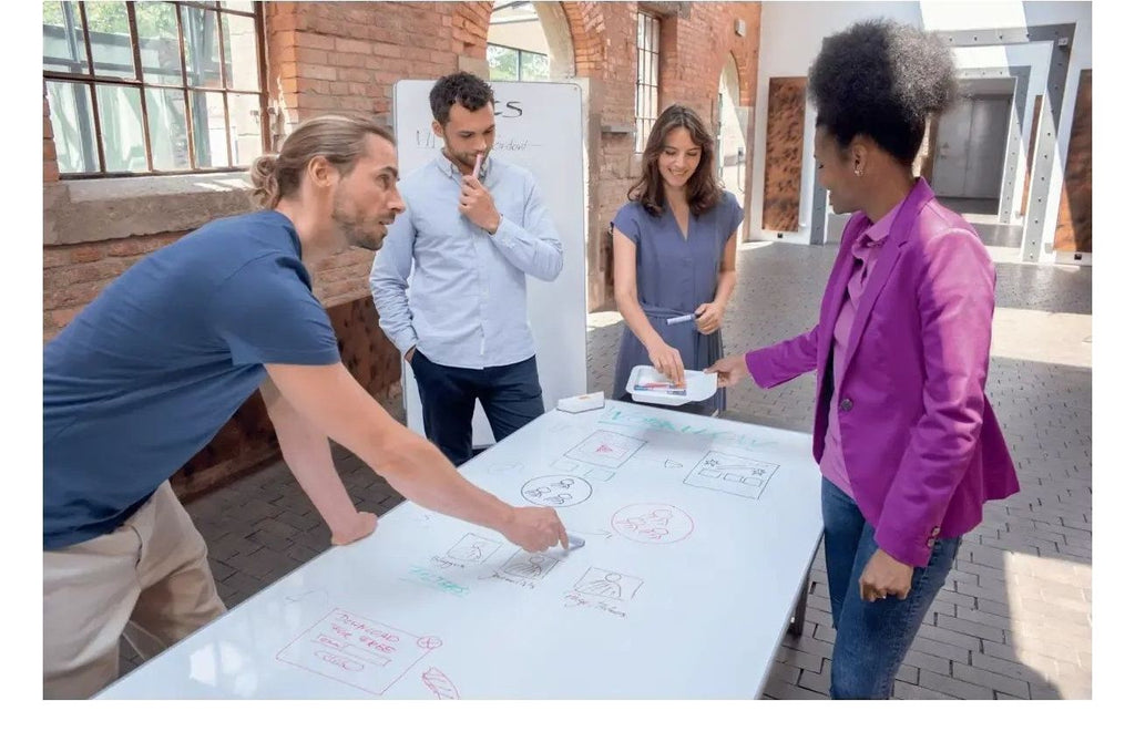 Nobo Move & Meet Mobile Whiteboard and Notice Board Collaboration System 1800 x 900mm, view 16