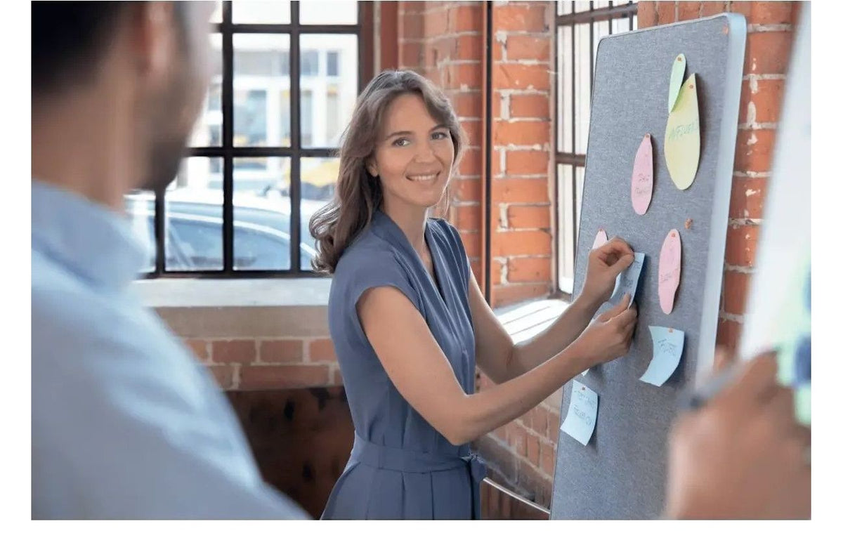 Nobo Move & Meet Mobile Whiteboard and Notice Board Collaboration System 1800 x 900mm, view 4