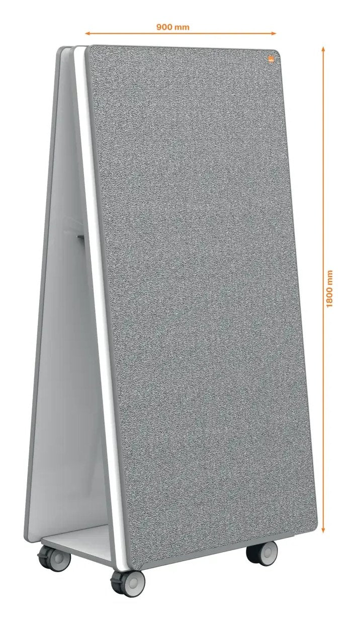 Nobo Move & Meet Mobile Whiteboard and Notice Board Collaboration System 1800 x 900mm, view 8