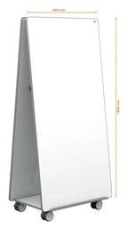Nobo Move & Meet Mobile Whiteboard Collaboration System 1800 x 900mm, view 8