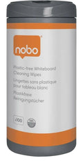 Nobo Plastic-free Whiteboard Cleaning Wipes - Pack 100