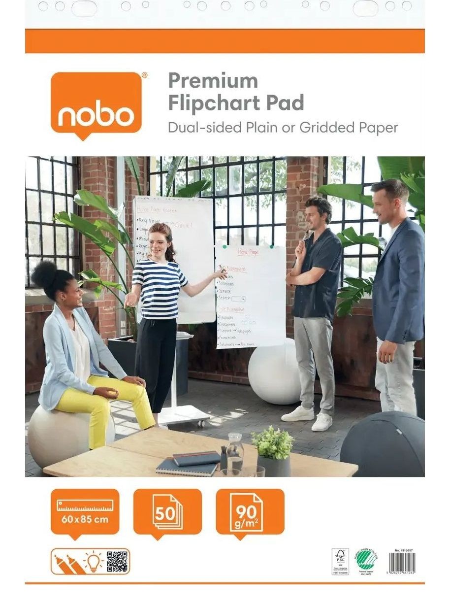 Nobo Premium Flipchart Pad 60 x 85cm