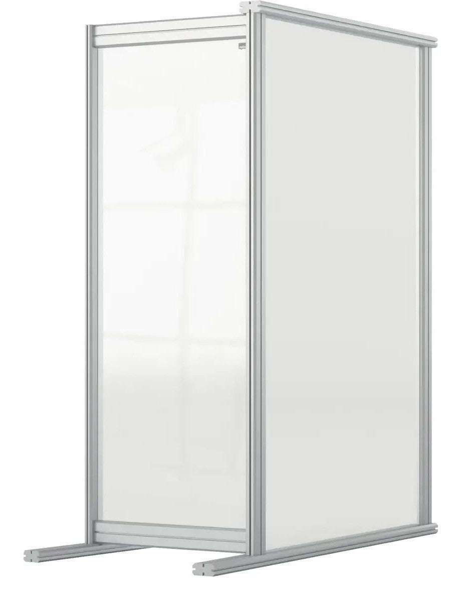 Nobo Premium Plus Clear Acrylic Protective Desk Divider Screen Modular System Extension, view 8
