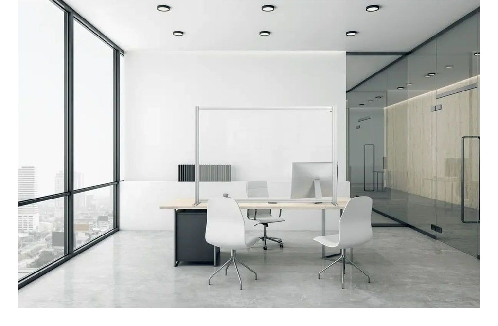 Nobo Premium Plus Clear Acrylic Protective Room Divider Screen Modular System 600 x 1800mm, view 2