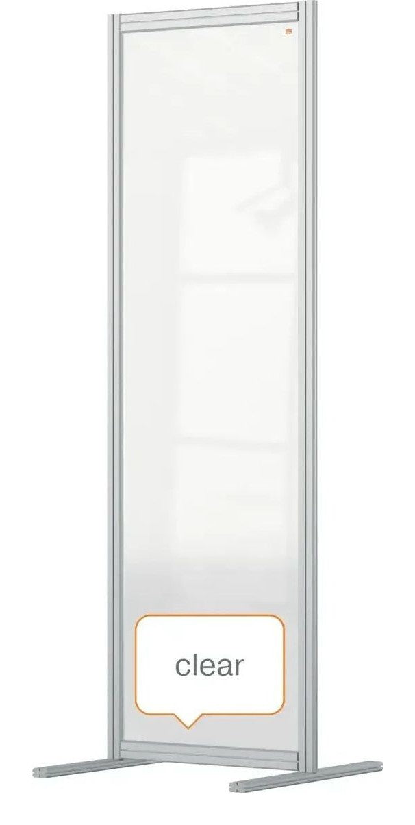 Nobo Premium Plus Clear Acrylic Protective Room Divider Screen Modular System 600 x 1800mm, view 7